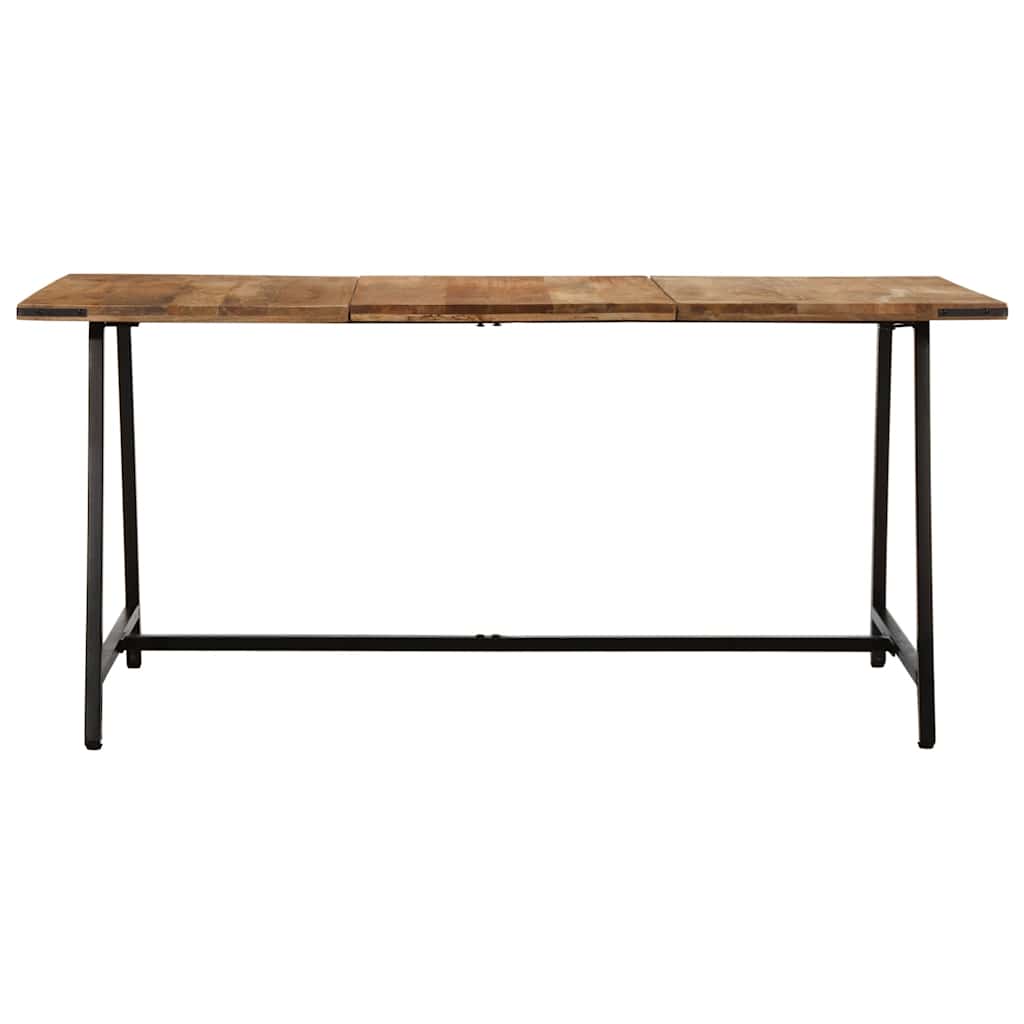 vidaXL Tavolo da Pranzo 160x80x75 cm in Legno Massello di Mango