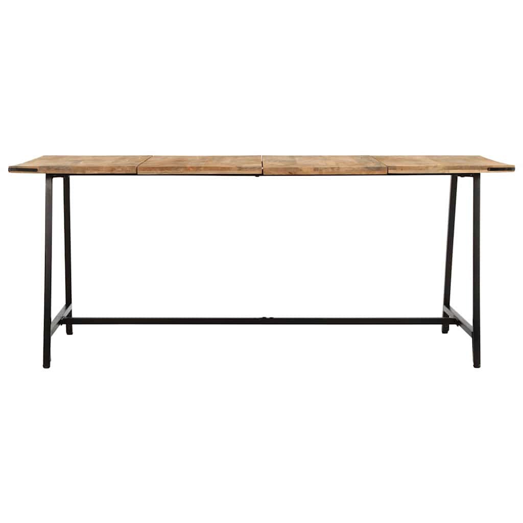 vidaXL Tavolo da Pranzo 180x90x75 cm in Legno Massello di Mango