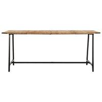 vidaXL Tavolo da Pranzo 180x90x75 cm in Legno Massello di Mango