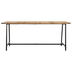 vidaXL Tavolo da Pranzo 180x90x75 cm in Legno Massello di Mango