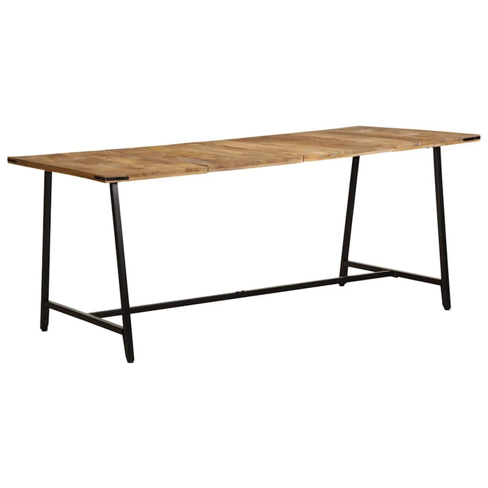 vidaXL Tavolo da Pranzo 180x90x75 cm in Legno Massello di Mango