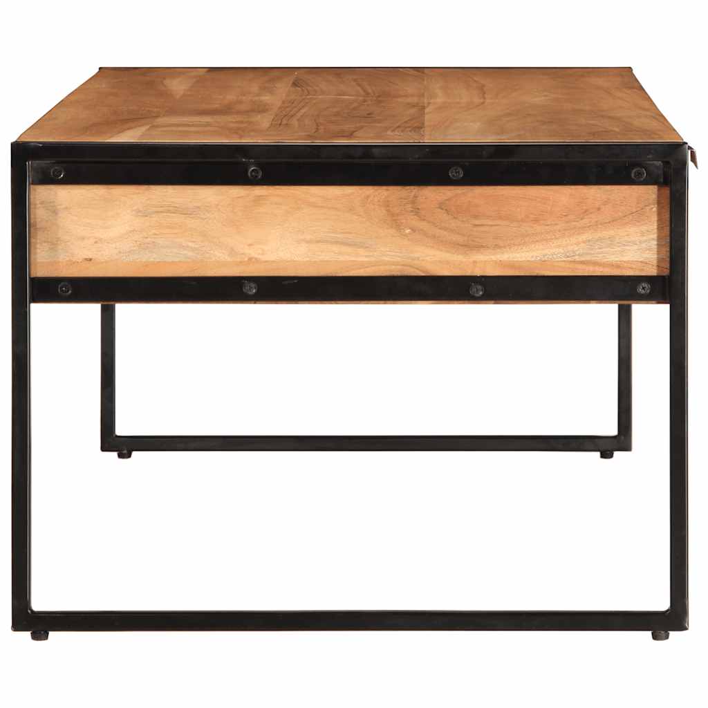 Tavolino da Salotto 110x55x40 cm in Legno Massello di Acacia 373616