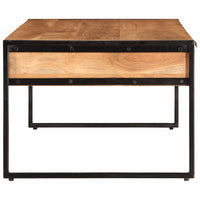 Tavolino da Salotto 110x55x40 cm in Legno Massello di Acacia 373616