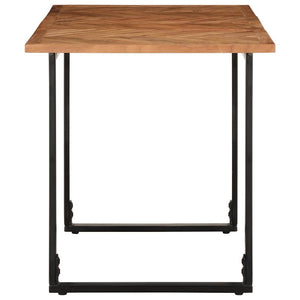 Tavolo da Pranzo 140x70x75 cm in Legno Massello di Acacia 373617