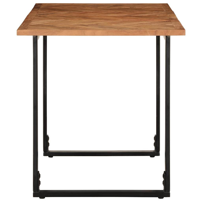 Tavolo da Pranzo 140x70x75 cm in Legno Massello di Acacia 373617