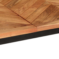 Tavolo da Pranzo 140x70x75 cm in Legno Massello di Acacia