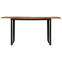 Tavolo da Pranzo 160x80x75 cm in Legno Massello di Acacia 373618