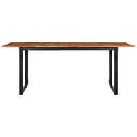 vidaXL Tavolo da Pranzo 200x100x75 cm in Legno Massello di Acacia