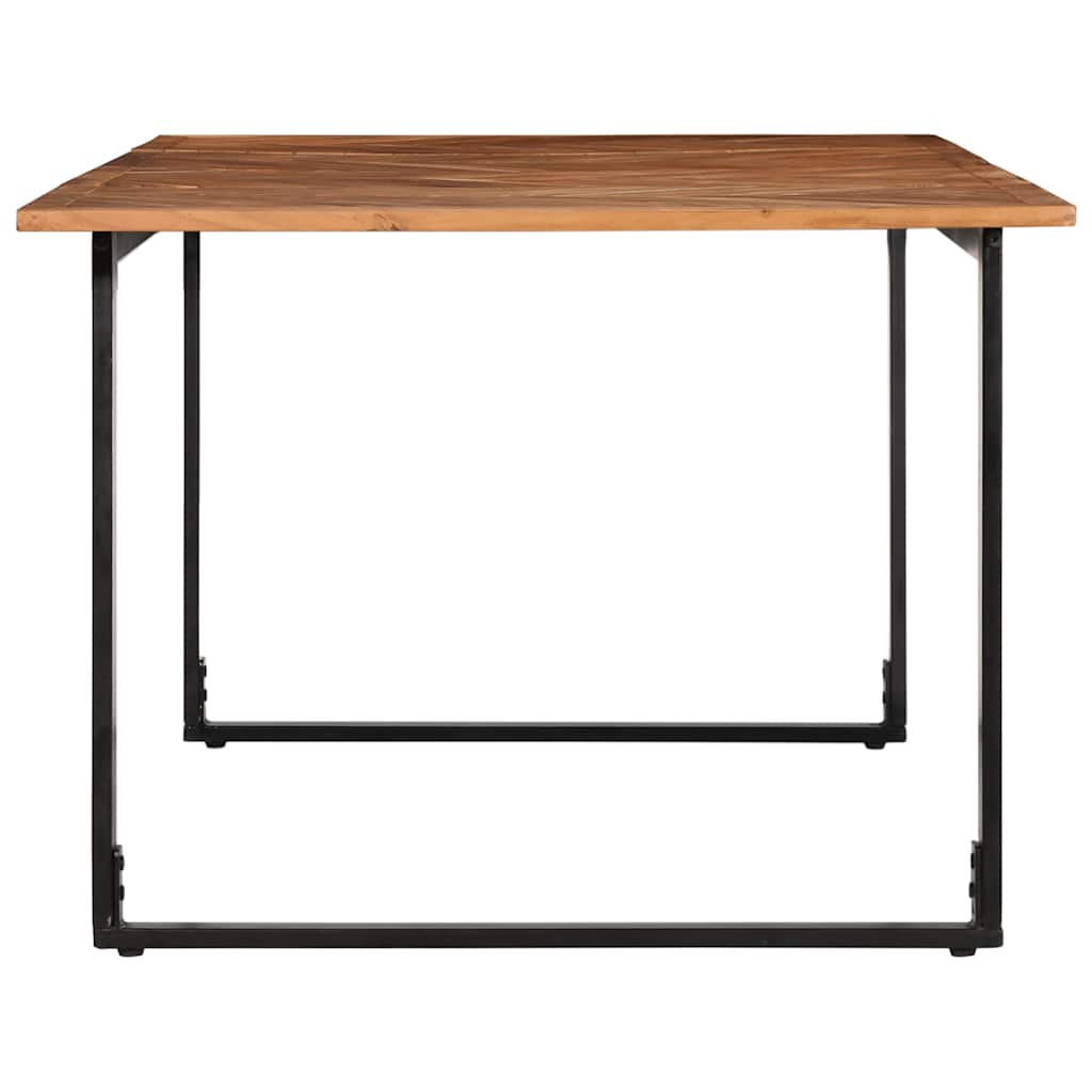 vidaXL Tavolo da Pranzo 200x100x75 cm in Legno Massello di Acacia