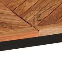 vidaXL Tavolo da Pranzo 200x100x75 cm in Legno Massello di Acacia