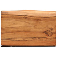 Mensole da Parete 2 pz 30x20x3,5 cm in Legno Massello di Acacia