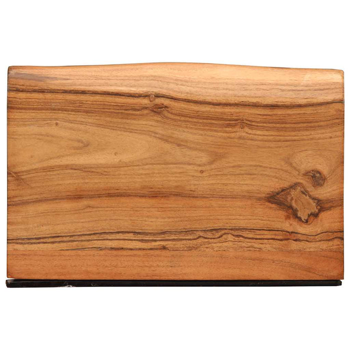 Mensole da Parete 2 pz 30x20x3,5 cm in Legno Massello di Acacia