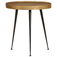 vidaXL Tavolini da Salotto 2 pz Oro in Legno Multistrato