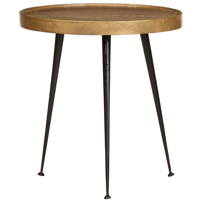 vidaXL Tavolini da Salotto 2 pz Oro in Legno Multistrato