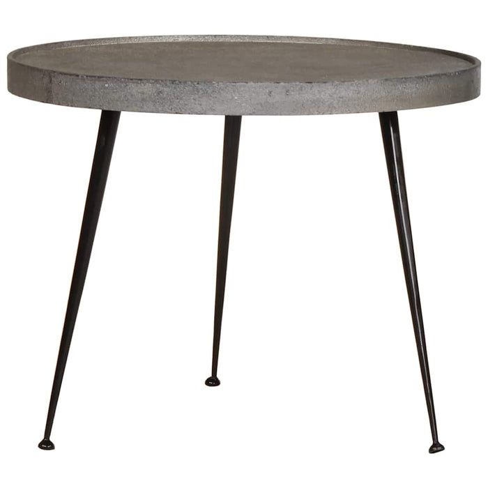 Tavolini da Salotto 2 pz Argento in Legno Multistrato 373638