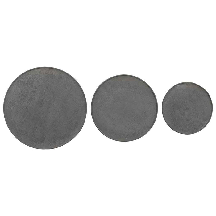 Tavolini da Salotto 3 pz Neri in Legno Multistrato 373639