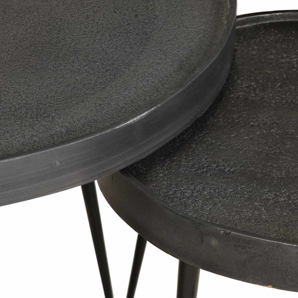 Tavolini da Salotto 3 pz Neri in Legno Multistrato 373639