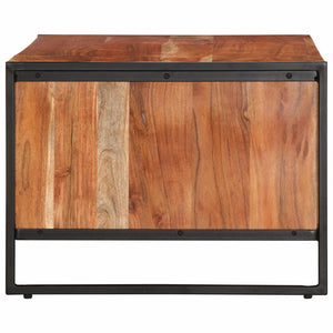 Tavolino da Salotto-Tavolino da soggiorno-Tavolo 90x55x40 cm in Legno Massello di Acacia