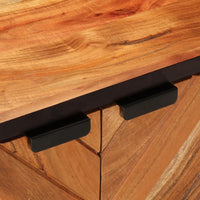 Tavolino da Salotto-Tavolino da soggiorno-Tavolo 90x55x40 cm in Legno Massello di Acacia