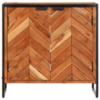 Scarpiera 67x38x65 cm in Legno Massello di Acacia 376049