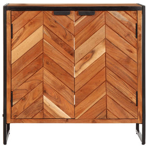 Scarpiera 67x38x65 cm in Legno Massello di Acacia 376049