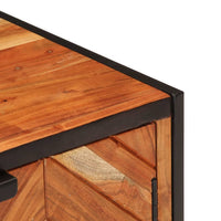 Scarpiera 67x38x65 cm in Legno Massello di Acacia 376049