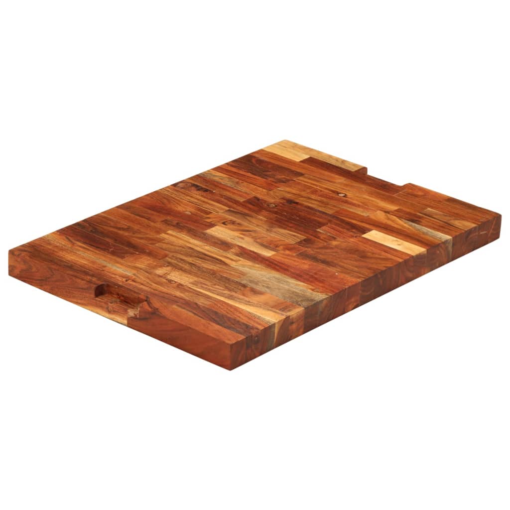 Tagliere 60x42x4 cm in Legno Massello di Acacia 376055