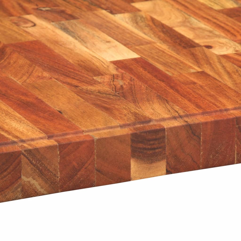 Tagliere 60x42x4 cm in Legno Massello di Acacia 376055
