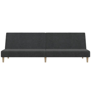 Divano Letto a 2 Posti-Sofa Letto 2 Posti-Daybed Grigio Scuro in Tessuto 827248