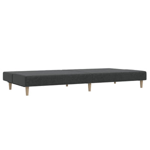 Divano Letto a 2 Posti-Sofa Letto 2 Posti-Daybed Grigio Scuro in Tessuto 827248