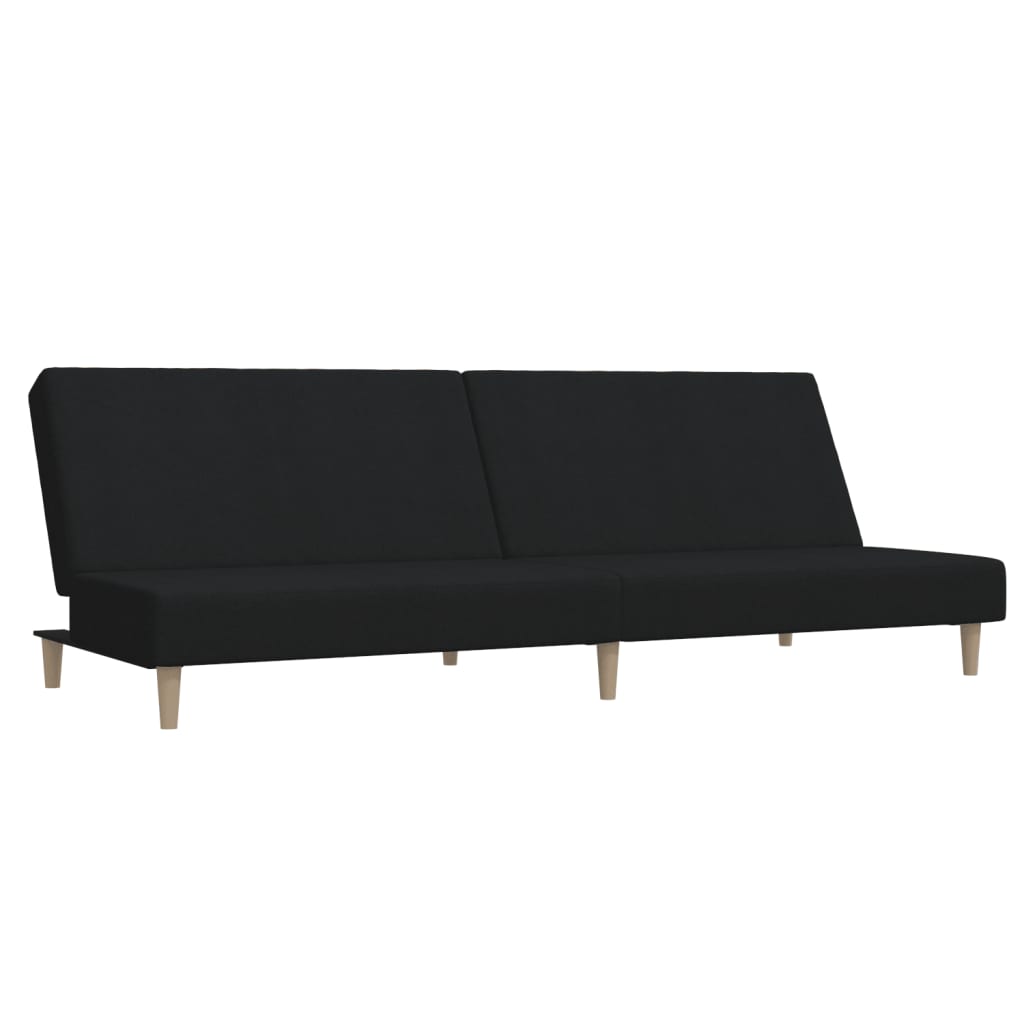 Divano Letto a 2 Posti Nero in Tessutocod mxl 111477