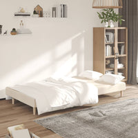 Divano Letto a 2 Posti Crema in Tessutocod mxl 87459