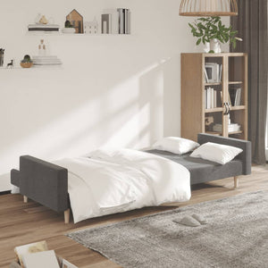 Divano Letto a 2 Posti Grigio Chiaro in Tessutocod mxl 115671