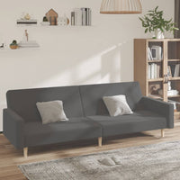 Divano Letto a 2 Posti Grigio Chiaro in Tessutocod mxl 115671