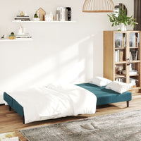 Divano Letto a 2 Posti Blu in Vellutocod mxl 111479
