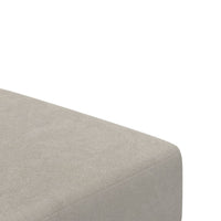 Divano Letto a 2 Posti Grigio Chiaro in Velluto 375732