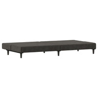Divano Letto a 2 Posti-Sofa Letto 2 Posti-Daybed Grigio Scuro in Velluto 629647