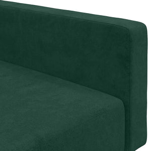 Divano Letto a 2 Posti-Sofa Letto 2 Posti-Daybed Verde Scuro in Velluto 565137