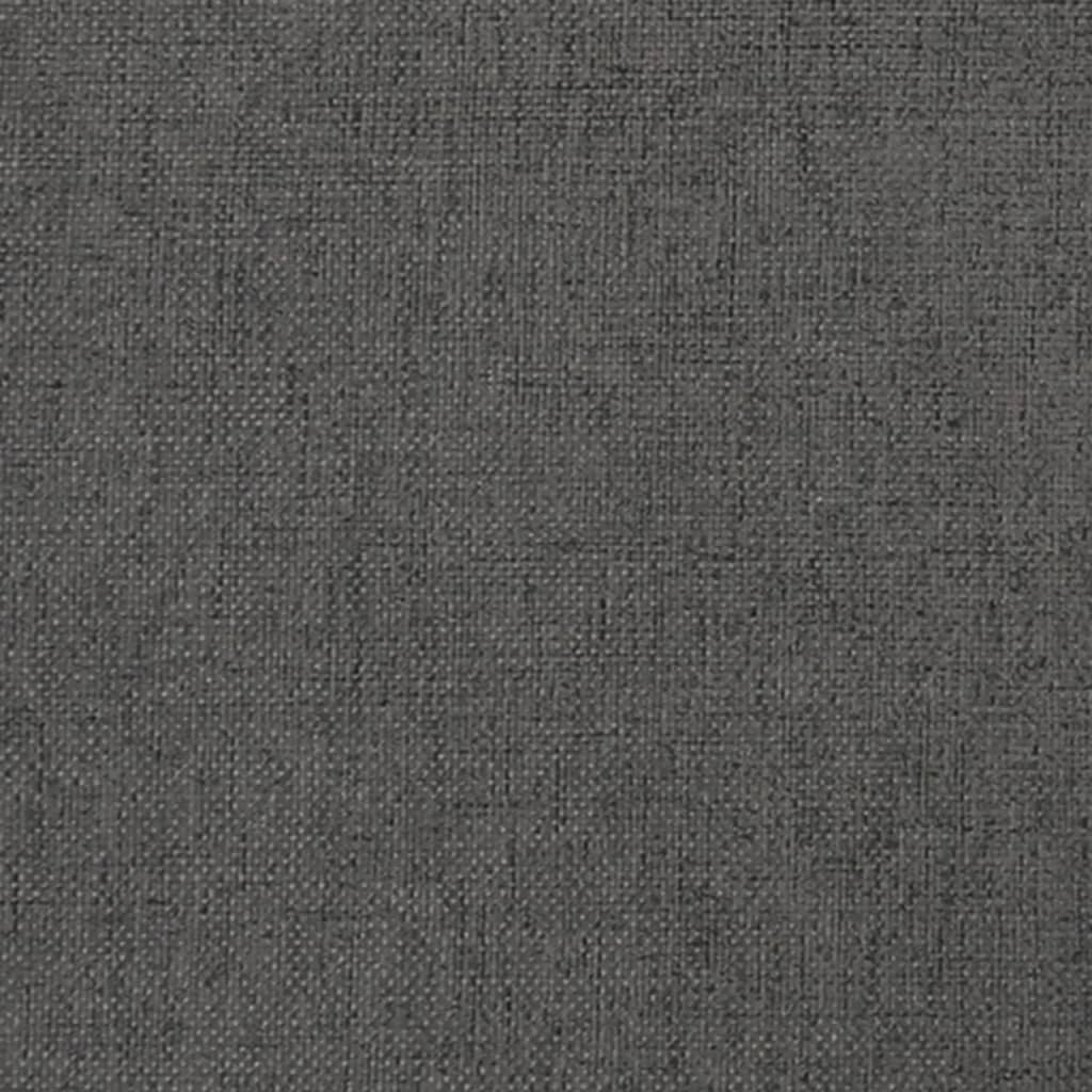 Divano Letto a 2 Posti con 2 Cuscini-Sofa Letto 2 Posti-Daybed Grigio Scuro in Tessuto 868561