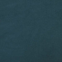 Divano Letto a 2 Posti con 2 Cuscini Blu in Velluto 375748