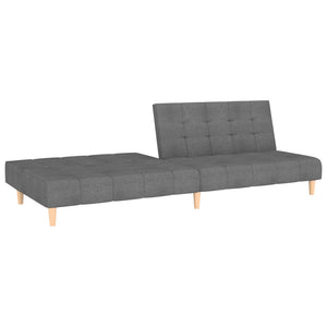 Divano Letto a 2 Posti-Sofa Letto 2 Posti-Daybed Grigio Chiaro in Tessuto 775917