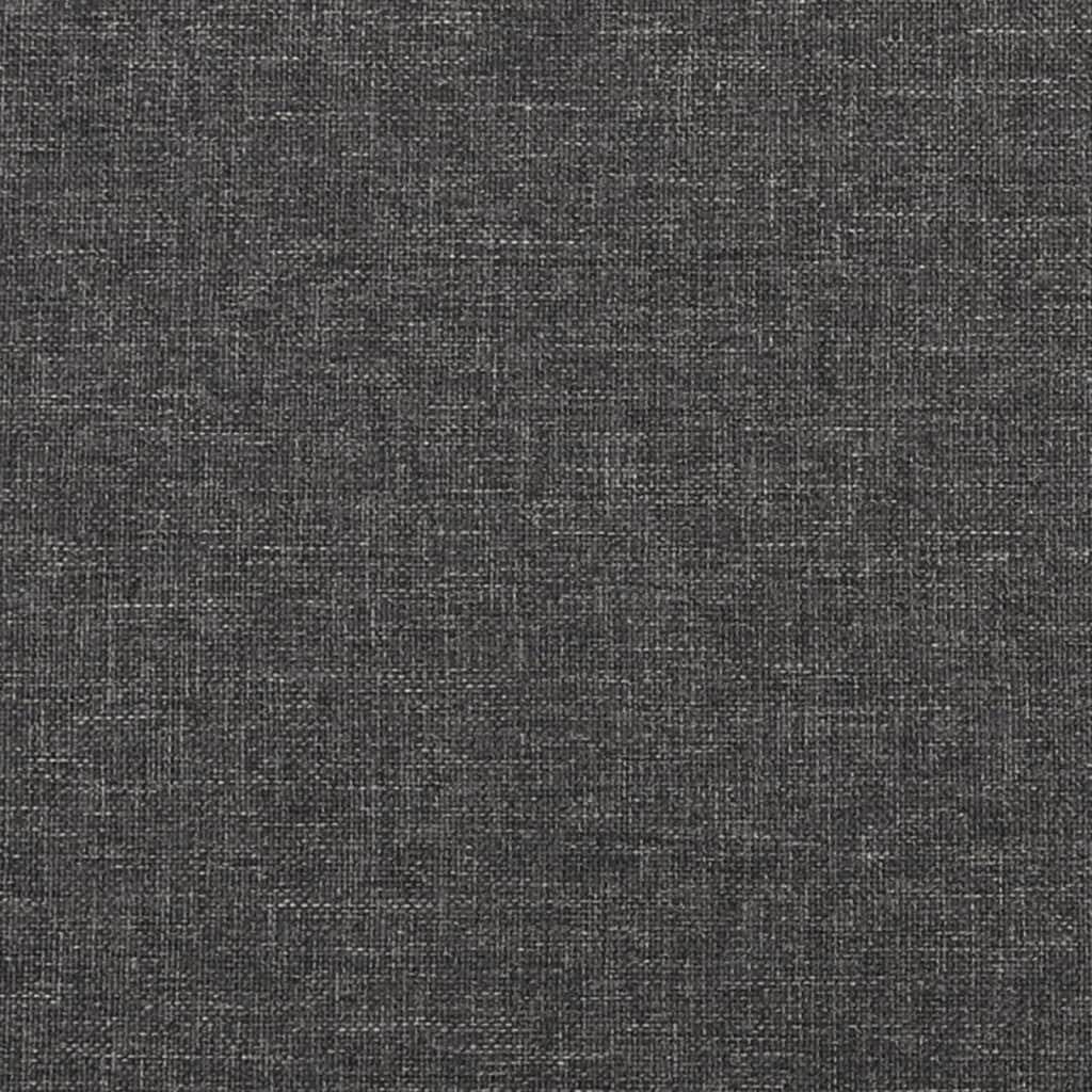 Divano Letto a 2 Posti Grigio Scuro in Tessuto 375755