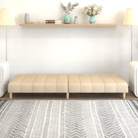 Divano Letto a 2 Posti-Sofa Letto 2 Posti-Daybed Crema in Tessuto 850422