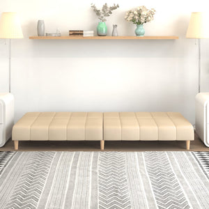 Divano Letto a 2 Posti-Sofa Letto 2 Posti-Daybed Crema in Tessuto 850422