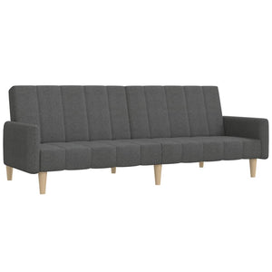 Divano Letto a 2 Posti-Sofa Letto 2 Posti-Daybed Grigio Scuro in Tessuto 717780
