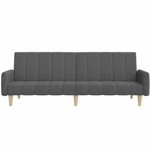 Divano Letto a 2 Posti-Sofa Letto 2 Posti-Daybed Grigio Scuro in Tessuto 717780