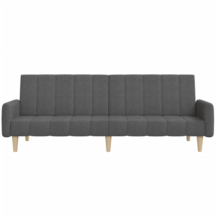 Divano Letto a 2 Posti-Sofa Letto 2 Posti-Daybed Grigio Scuro in Tessuto 717780