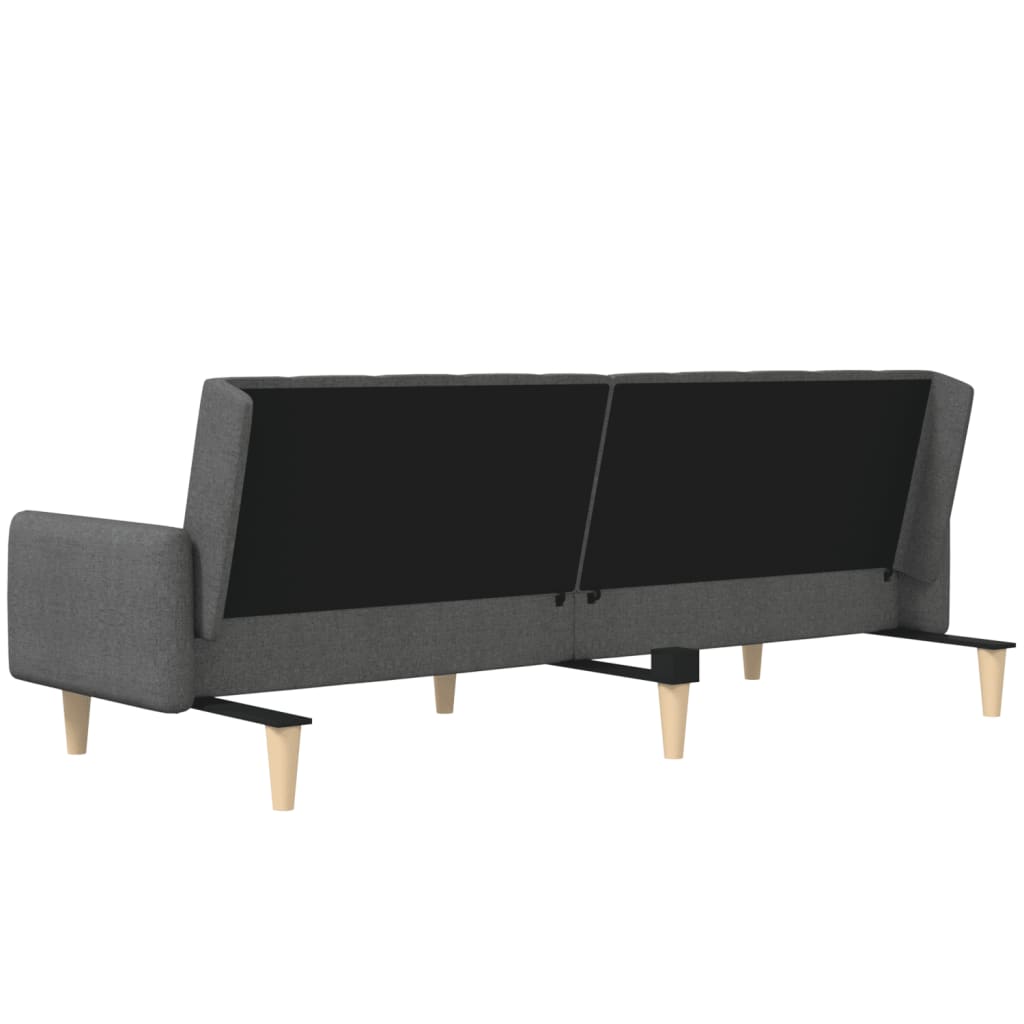 Divano Letto a 2 Posti-Sofa Letto 2 Posti-Daybed Grigio Scuro in Tessuto 717780