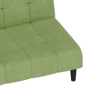 Divano Letto a 2 Posti-Sofa Letto 2 Posti-Daybed Verde Chiaro in Velluto 619244