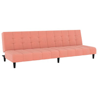 Divano Letto a 2 Posti Rosa in Vellutocod mxl 111700